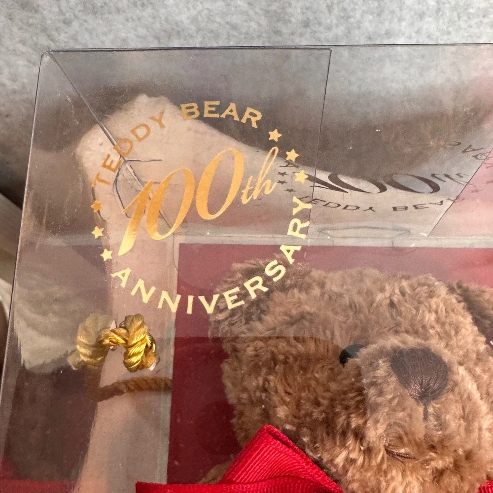 Lenox American Bears 100th Anniversary Holiday Teddy Bear Porcelain Ornament NIB